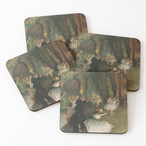 Item preview, The Rehearsal of the Ballet Onstage - Edgar Degas French ca. 1874 designed and sold by ando-dibujando.