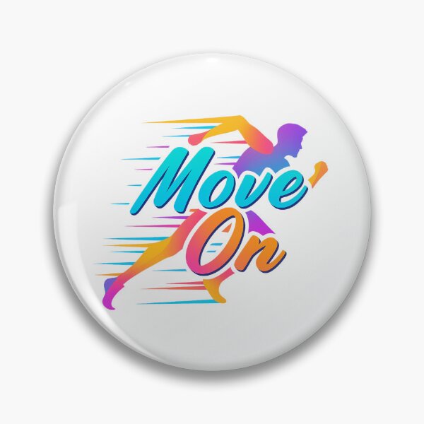 Item preview, Move On – Neon Energy Vibes designed and sold by ArtesioByZaber.