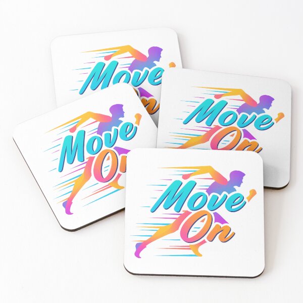 Item preview, Move On – Neon Energy Vibes designed and sold by ArtesioByZaber.