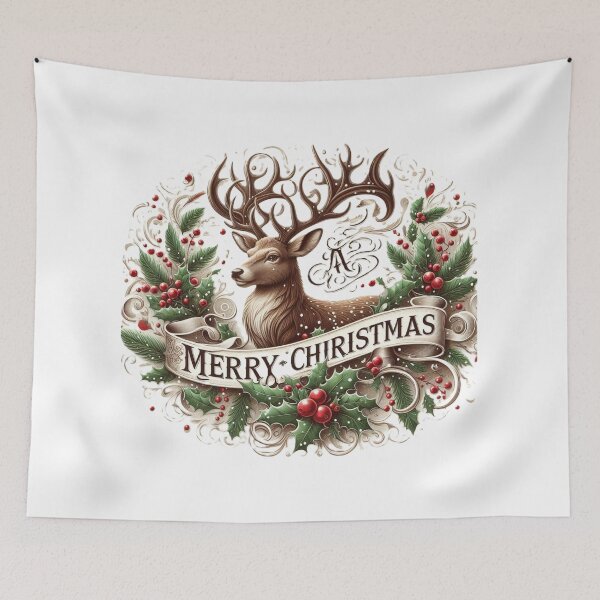 Item preview, Reindeer Merry Christmas 2 designed and sold by Endeva4eva.