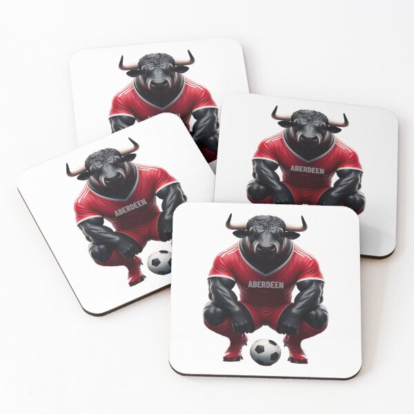 Item preview, Aberdeen Angus Bull in an Aberdeen Style Football Strip   designed and sold by AberDons.