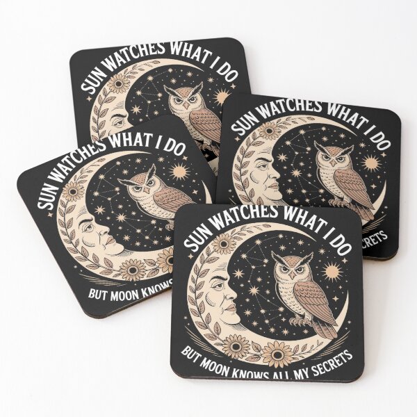 Item preview, sun watches what i do but moon knows all my secrets designed and sold by DigiLuxeArt.