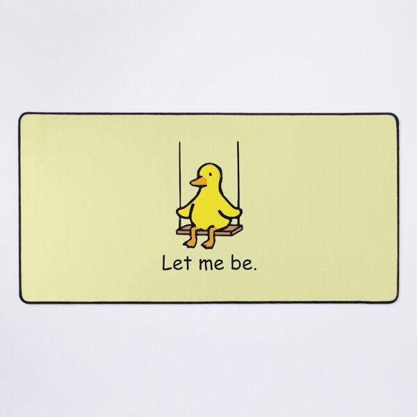 Item preview, Let Me Be Duck | Cute Minimalist Duck on Swing designed and sold by designsoftinaa.