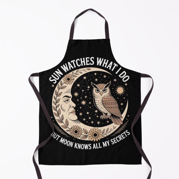 Item preview, sun watches what i do but moon knows all my secrets designed and sold by DigiLuxeArt.