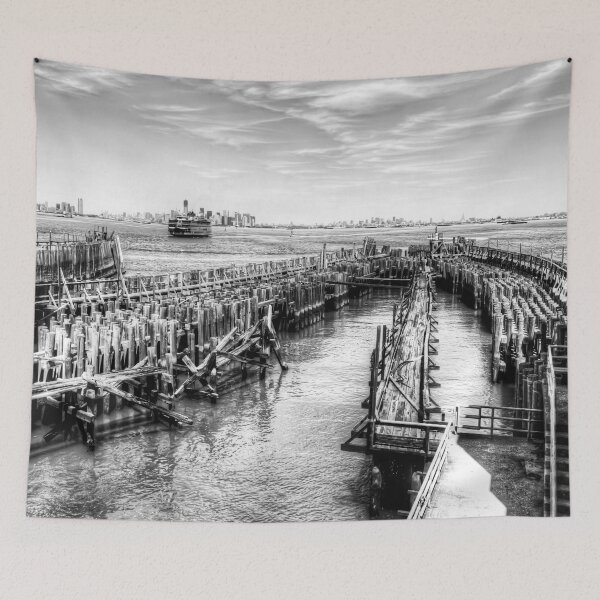 Item preview, Staten Island St George Ferry Terminal, New York City, Black And White designed and sold by Paul Thompson Photography.