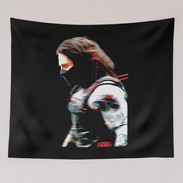 Item preview, Bucky Barnes Thunderbolts Winter Soldier Sebastian Stan Avengers Superhero designed and sold by serqeydoomunf.