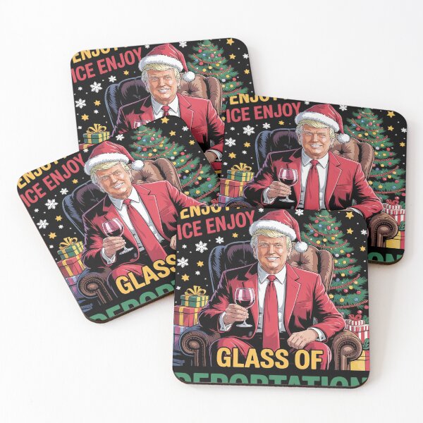 Item preview, ICE Enjoy An Ice Cold Glass Of Deportation Trump1 designed and sold by RoyTill0Art.
