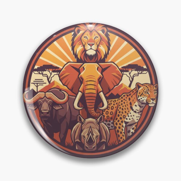 Item preview, The Big Five - African Wildlife Collection designed and sold by OugelShop.