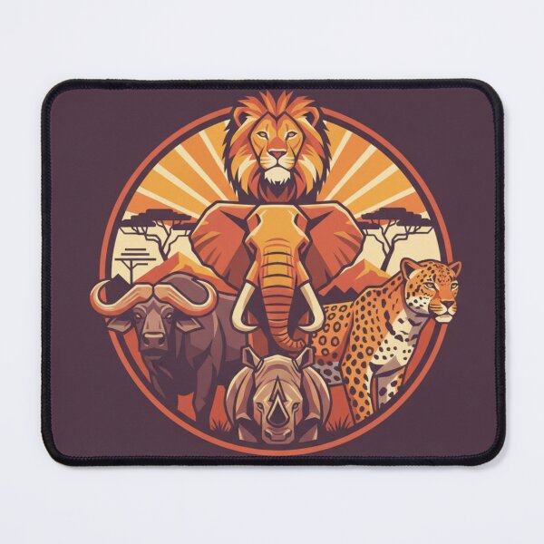 Item preview, The Big Five - African Wildlife Collection designed and sold by OugelShop.