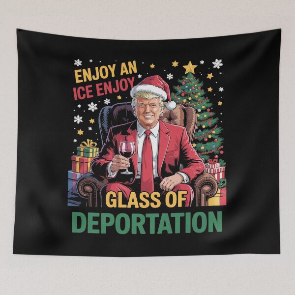Item preview, ICE Enjoy An Ice Cold Glass Of Deportation Trump1 designed and sold by RoyTill0Art.