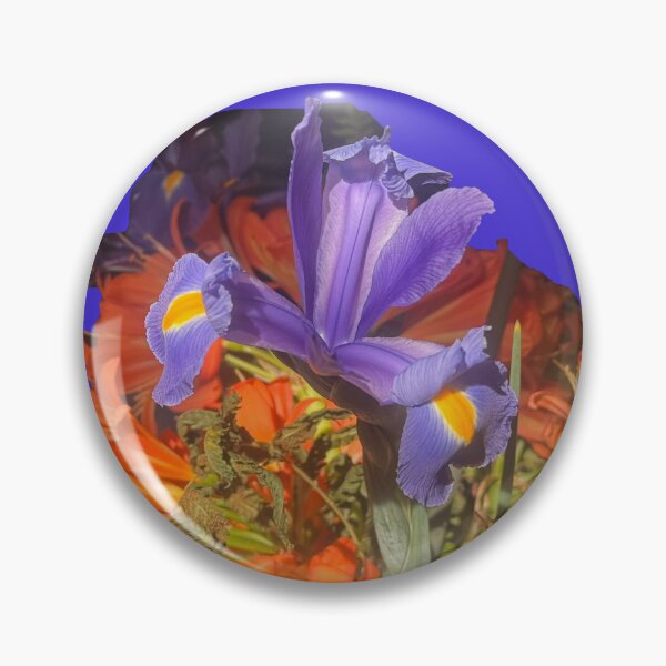 Item preview, Iris & Orange Flowers designed and sold by KazM.