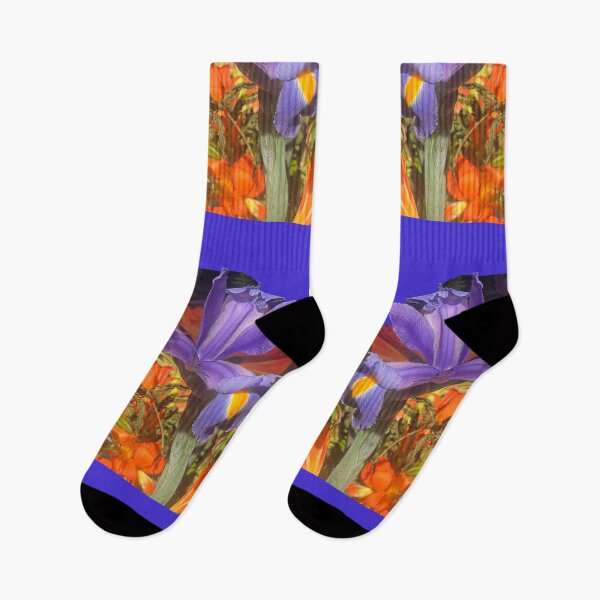 Item preview, Iris & Orange Flowers designed and sold by KazM.