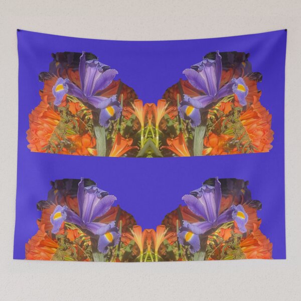 Item preview, Iris & Orange Flowers designed and sold by KazM.