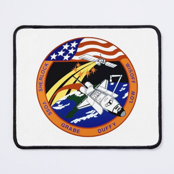 Artikelvorschau, Space Shuttle, STS-57, Missionsabzeichen entworfen und verkauft von CharlieDesings.