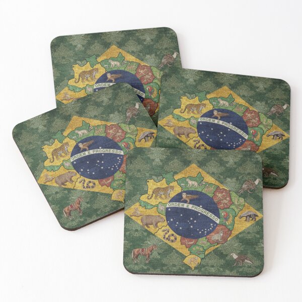 Item preview, Flag, Brazil and Animals designed and sold by Zazaismos.