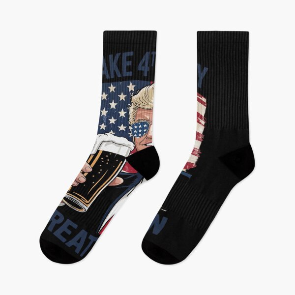 Item preview, Make 4th Of July Great Again Trump Men Drinking Beer designed and sold by RoyTill0Art.