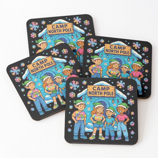 Item preview, Camp North Pole – Retro Elf Kids Winter Camp Design designed and sold by AddictiveDesign.