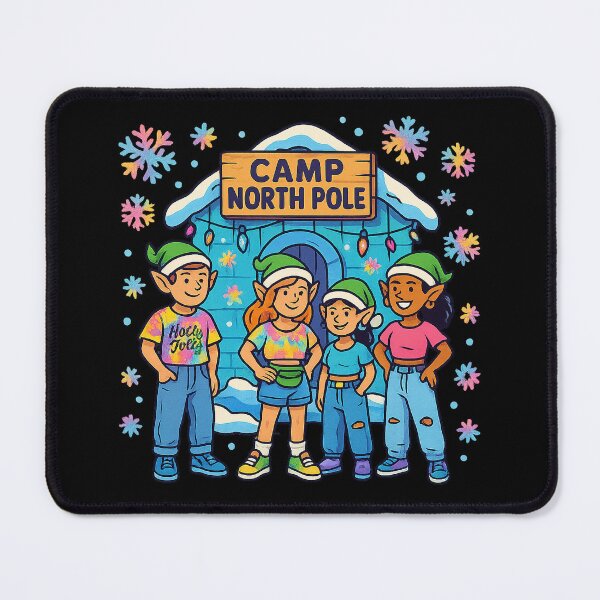Item preview, Camp North Pole – Retro Elf Kids Winter Camp Design designed and sold by AddictiveDesign.