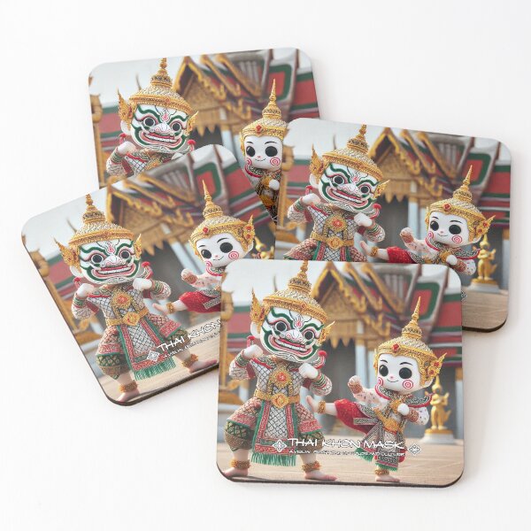 Item preview, Thai Khon Mask : A Visual Symphony of Color and Culture designed and sold by Vanich-Panich.
