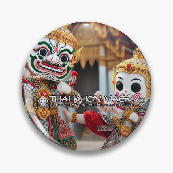 Item preview, Thai Khon Mask : A Visual Symphony of Color and Culture designed and sold by Vanich-Panich.