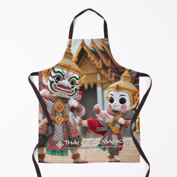 Item preview, Thai Khon Mask : A Visual Symphony of Color and Culture designed and sold by Vanich-Panich.