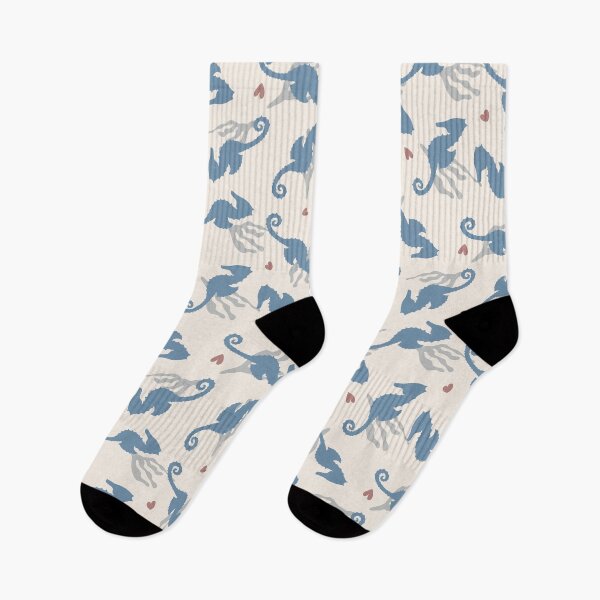 Item preview, Boho Seahorse Silhouette Pattern designed and sold by  Boho Vibes Studio.