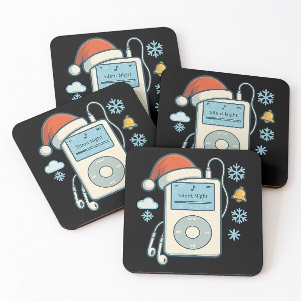 Item preview, Silent Night iPod – Retro Christmas Music Player Design designed and sold by AddictiveDesign.