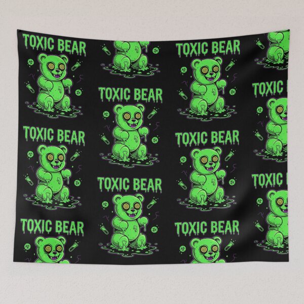 Item preview, Toxic Bear – Neon Slime Cute Horror T-Shirt designed and sold by CuteOasis.