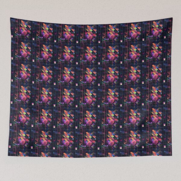 Item preview, Resonating Aurora Borealis Grid designed and sold by MidArtForge.