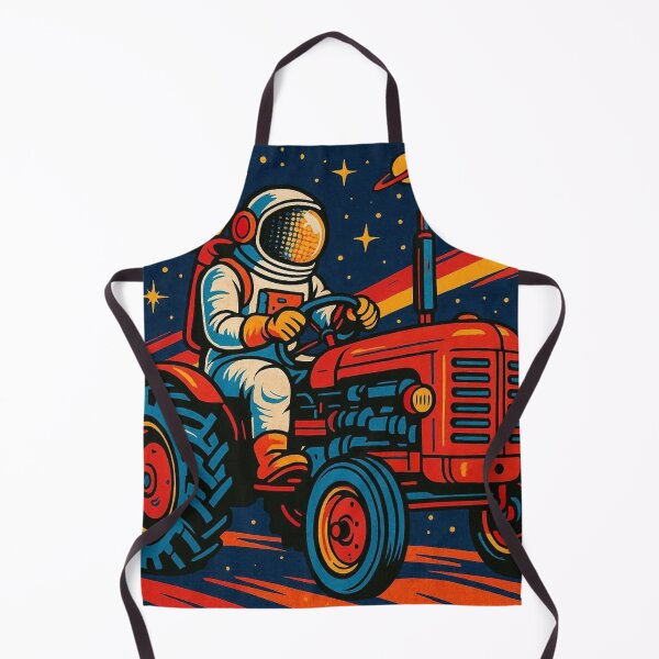 Item preview, Astronaut and old tractor designed and sold by Dogandesighn.