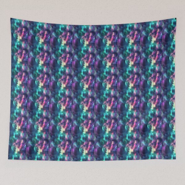 Item preview, Resonating Aurora Borealis Grid designed and sold by MidArtForge.