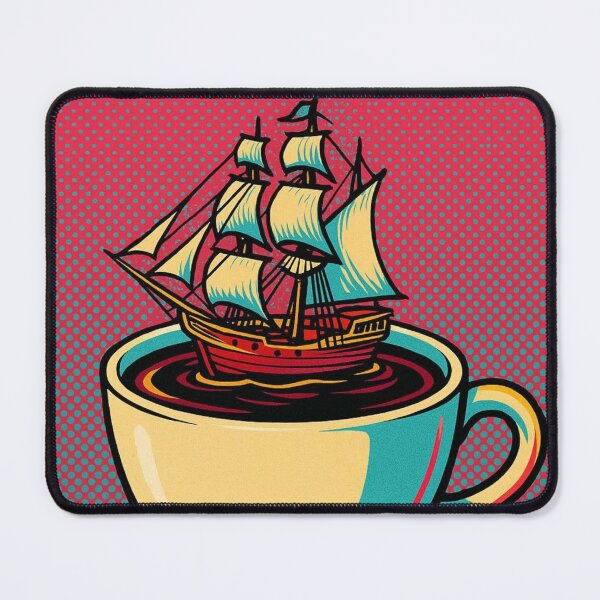 Item preview, Coffee and sailing ship designed and sold by Dogandesighn.