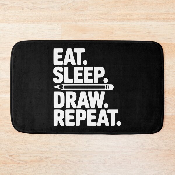 Item preview, Eat. Sleep. Draw. Repeat. designed and sold by Frank Ring.