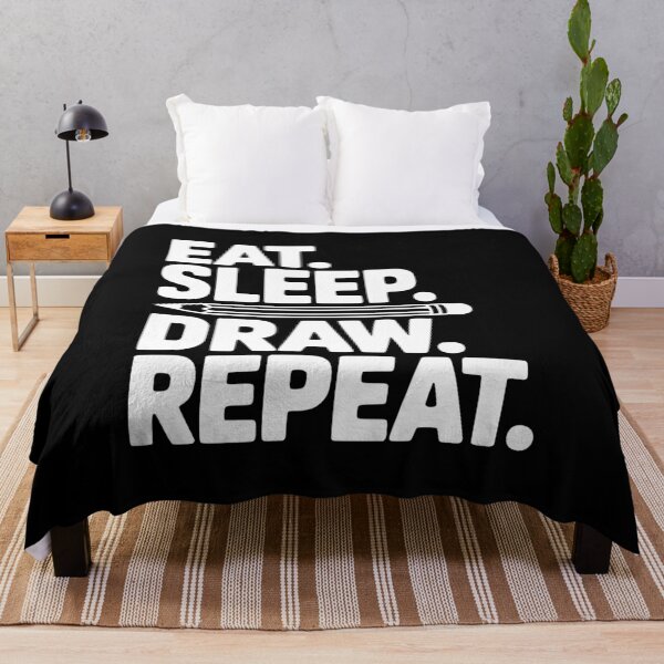Item preview, Eat. Sleep. Draw. Repeat. designed and sold by Frank Ring.