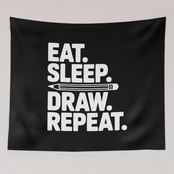 Item preview, Eat. Sleep. Draw. Repeat. designed and sold by Frank Ring.