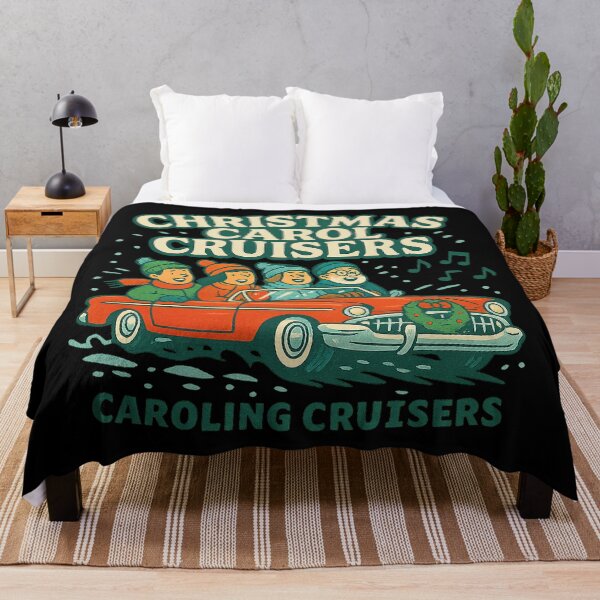 Item preview, Christmas Carol Cruisers – Retro Holiday Carols & Classic Car Design designed and sold by AddictiveDesign.