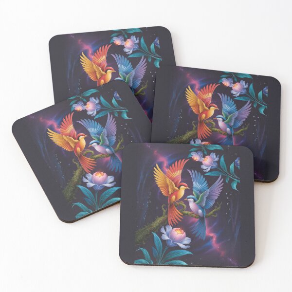 Item preview, Birds of dawn and dusk – a magical encounter in the cosmos designed and sold by FusiTink.