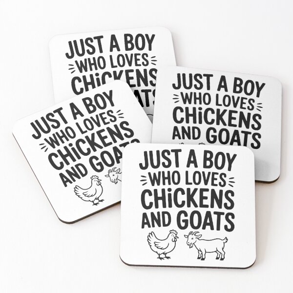 Item preview, Just a Boy Who Loves Chickens and Goats designed and sold by Frank Ring.