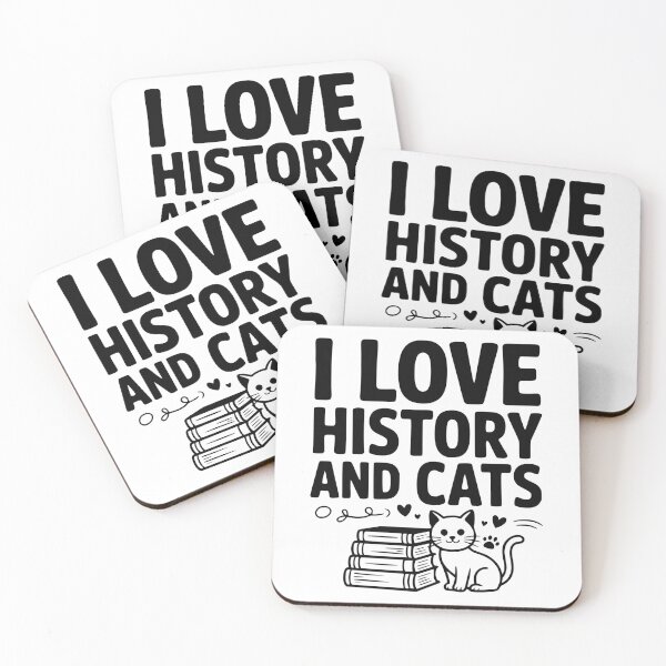 Item preview, I Love History and Cats designed and sold by Frank Ring.