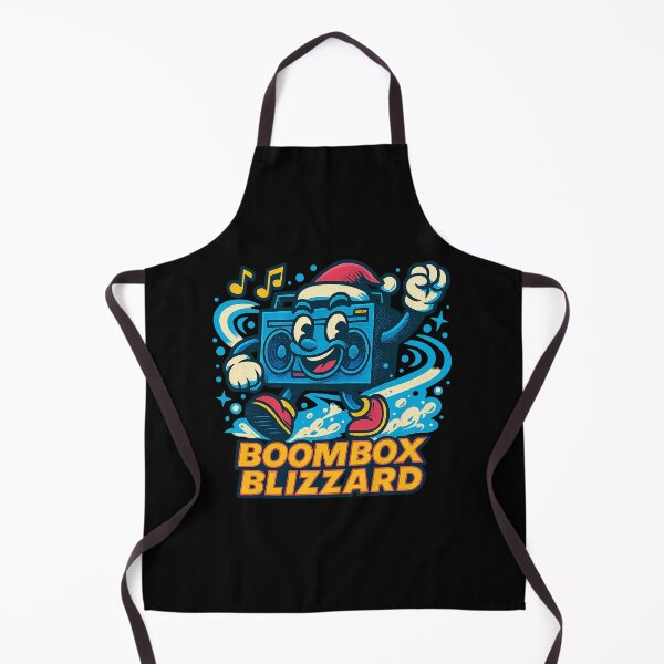 Artikelvorschau, Boombox Blizzard – Retro-Cartoon-Boombox-Weihnachtsdesign entworfen und verkauft von AddictiveDesign.