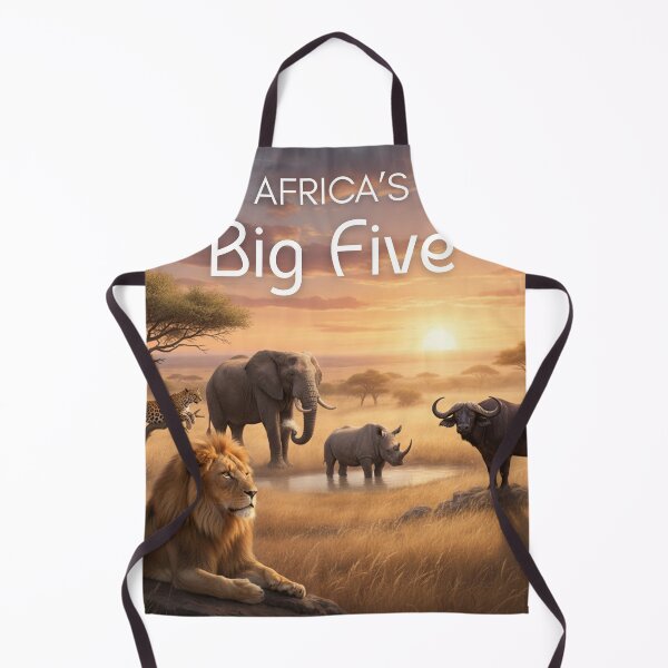 Item preview, Big Five African Safari Animals - Wildlife of Africa designed and sold by OugelShop.