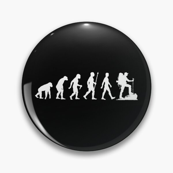 Item preview, Copy of Human Evolution to Hiker (white) designed and sold by xlostlight.