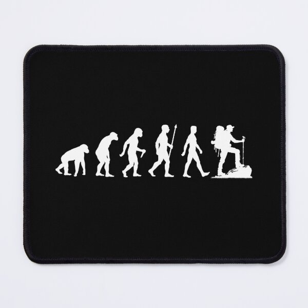 Item preview, Copy of Human Evolution to Hiker (white) designed and sold by xlostlight.
