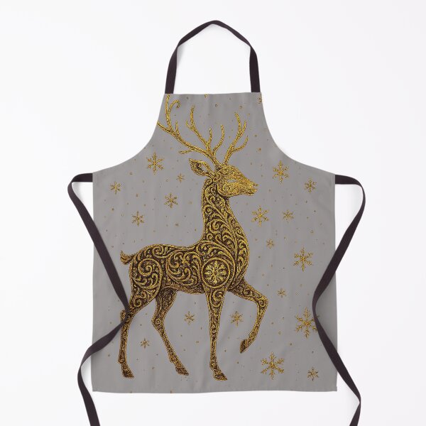 Item preview, Golden Reindeer Illustration designed and sold by FusionRealm.