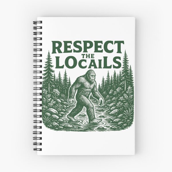 Item preview, Funny Bigfoot - Respect the Locals designed and sold by ZBIFBOUETLA.