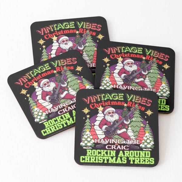 Item preview, “Having the Craic – Rockin’ Around Christmas Trees” designed and sold by DZ Loumatti.