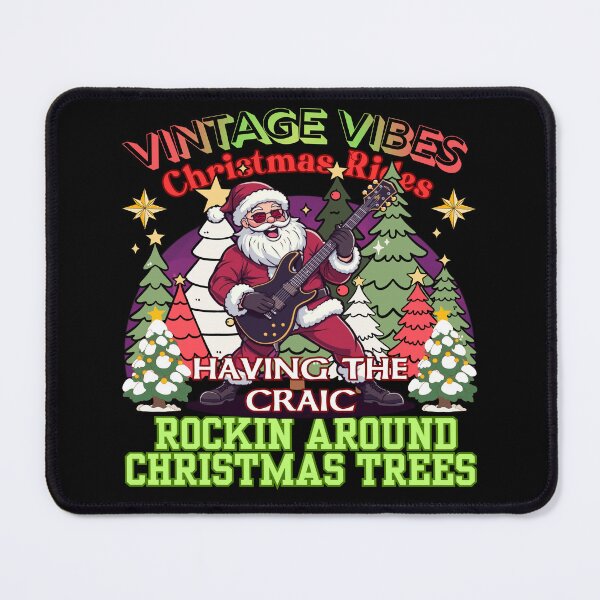 Item preview, “Having the Craic – Rockin’ Around Christmas Trees” designed and sold by DZ Loumatti.