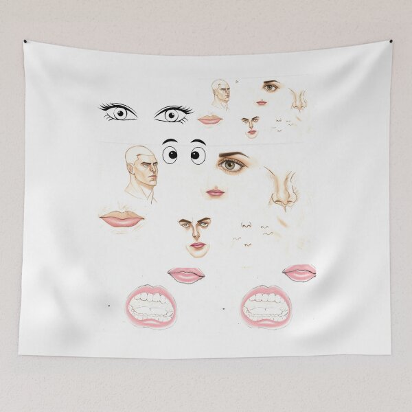 Item preview, human face designed and sold by Cassave100.