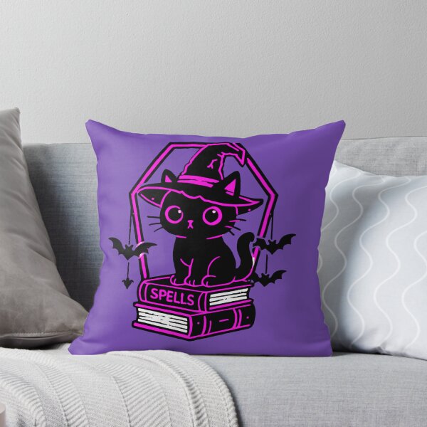 Item preview, Cute Neon Witchy Cat - Gift Idea designed and sold by Gradasdaughter.