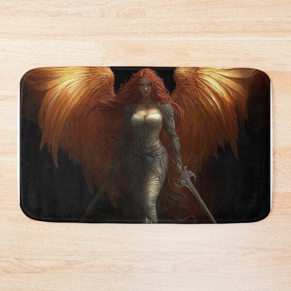 Item preview, Flame-Winged Valkyrie with Twin Blades designed and sold by Daagath.